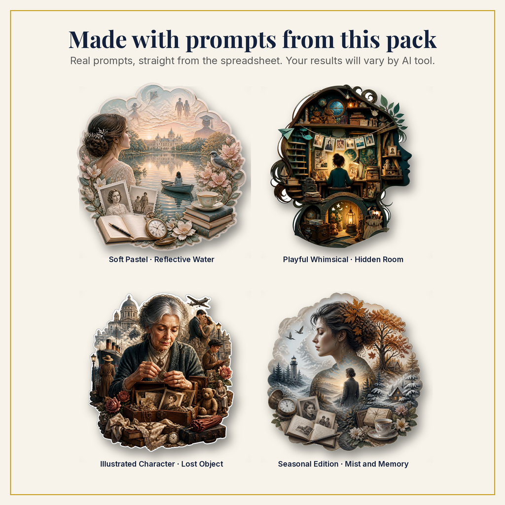 Sample artwork made with prompts from this pack