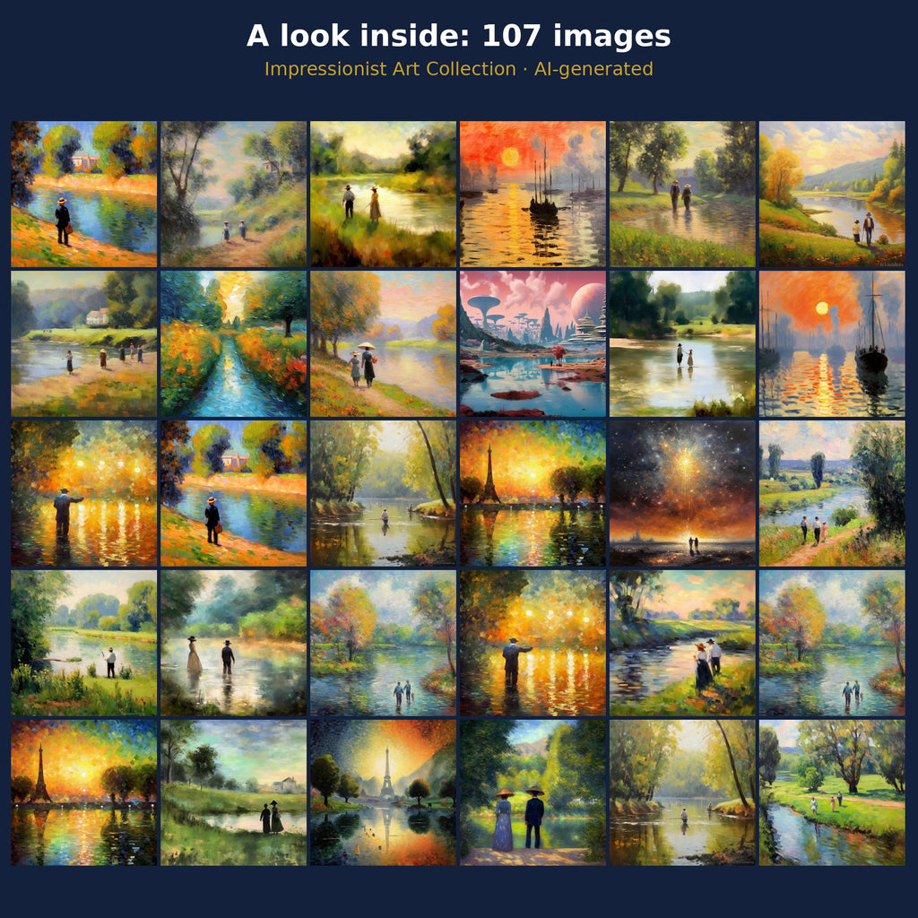 Impressionist Art Collection: a look inside the bundle