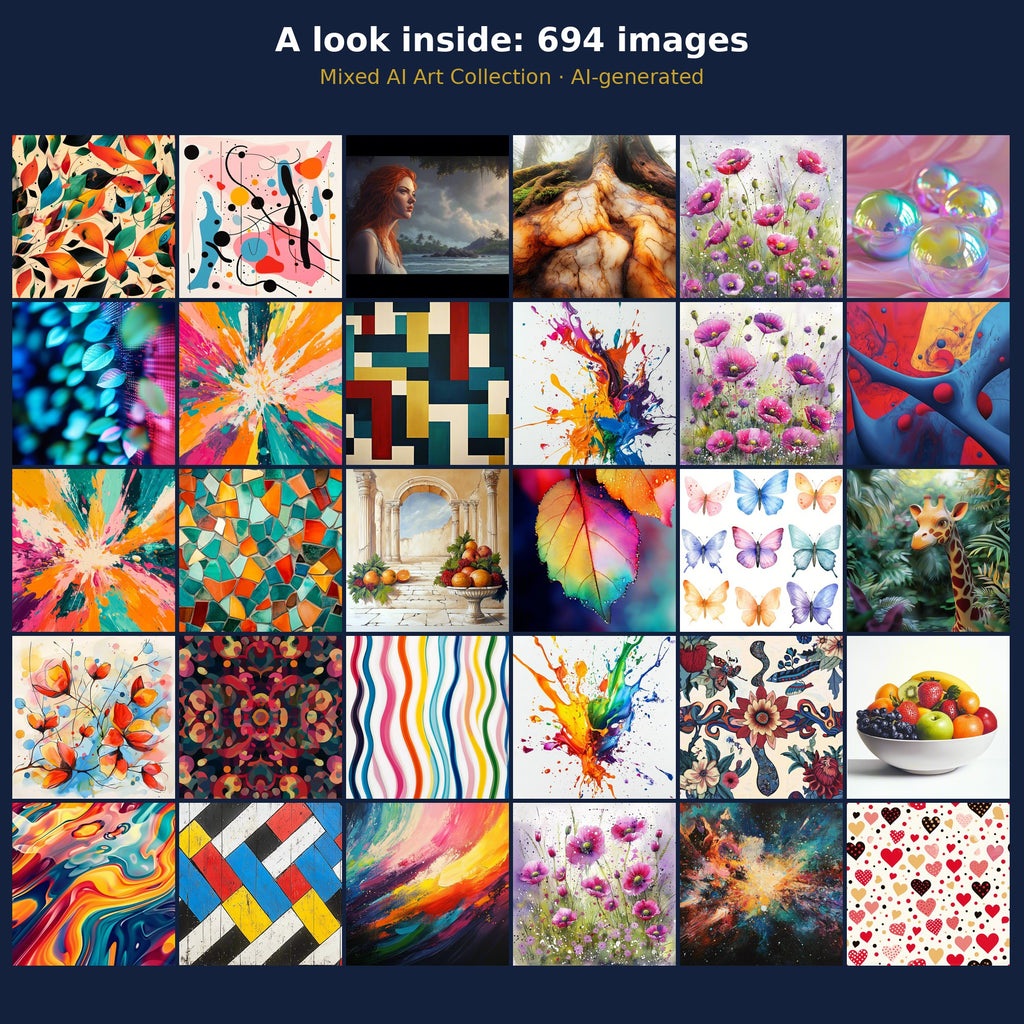 Mixed AI Art Collection: a look inside the bundle