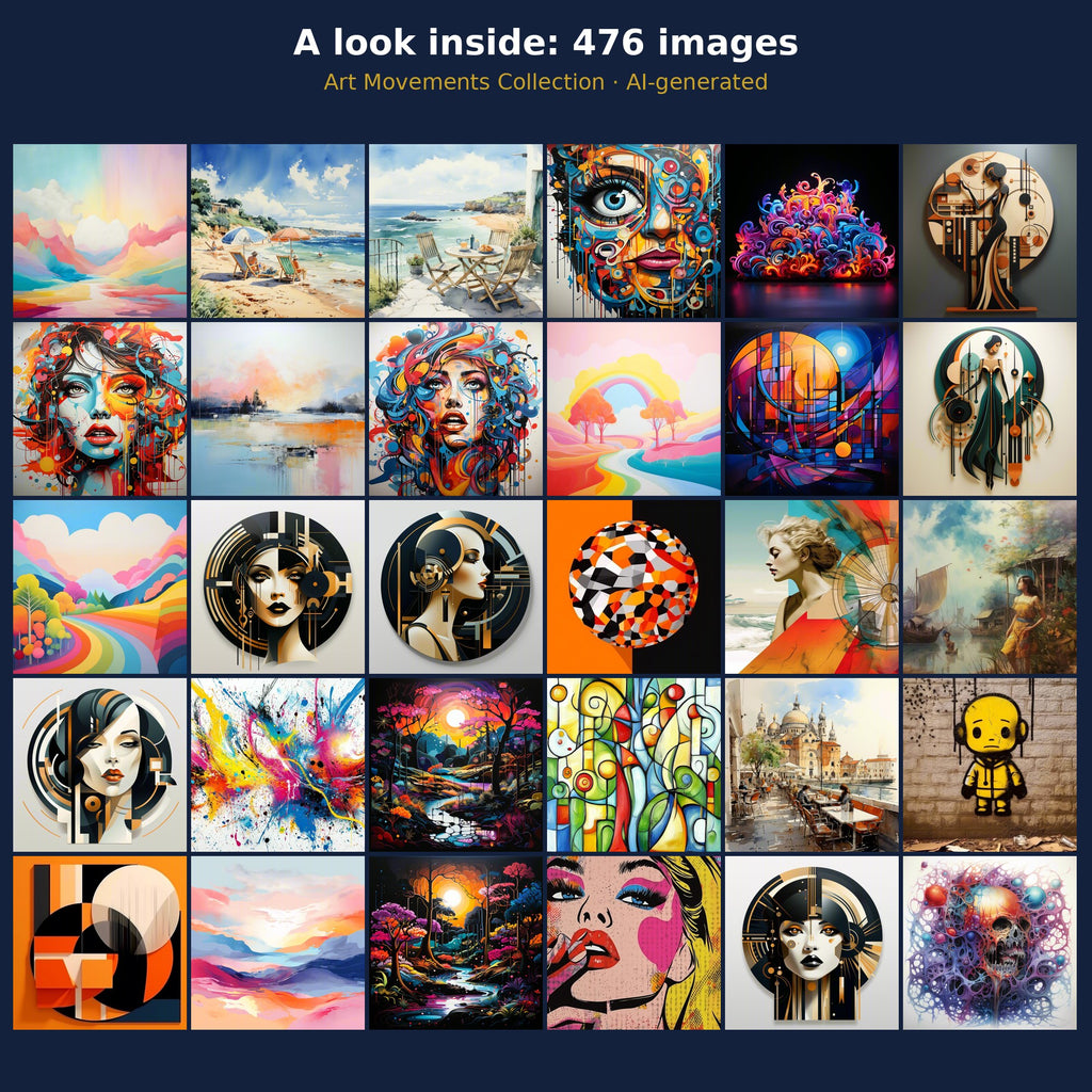 Art Movements Collection: a look inside the bundle
