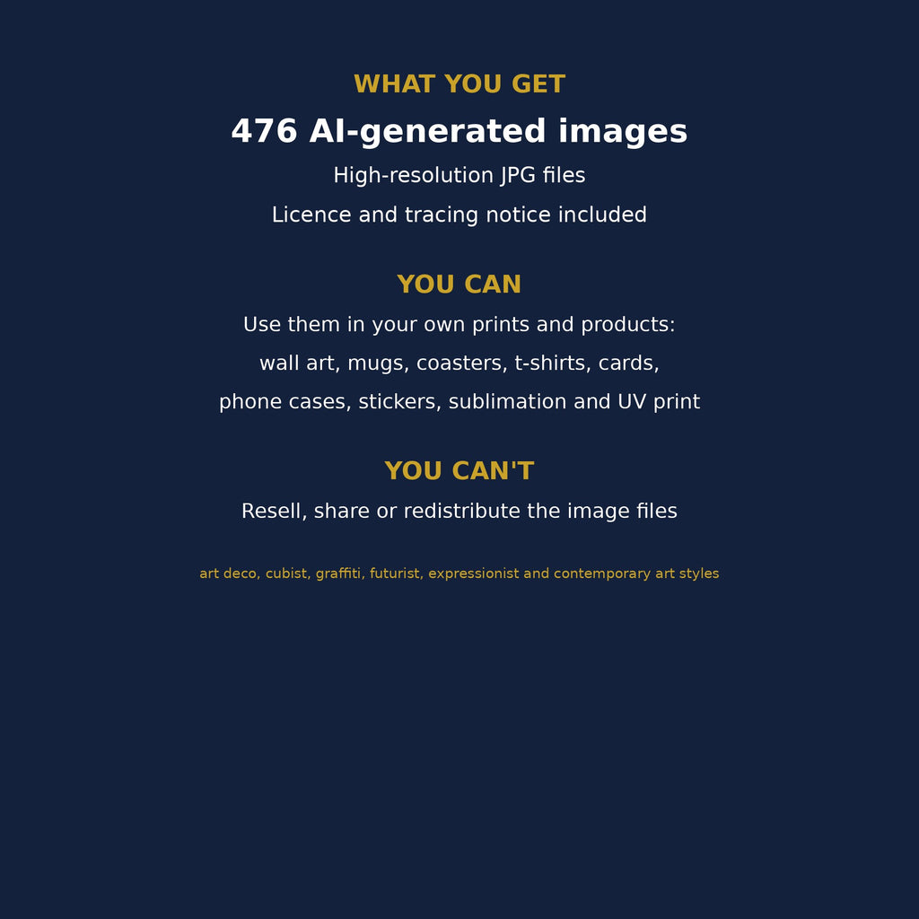 Art Movements Collection: what is included and the licence