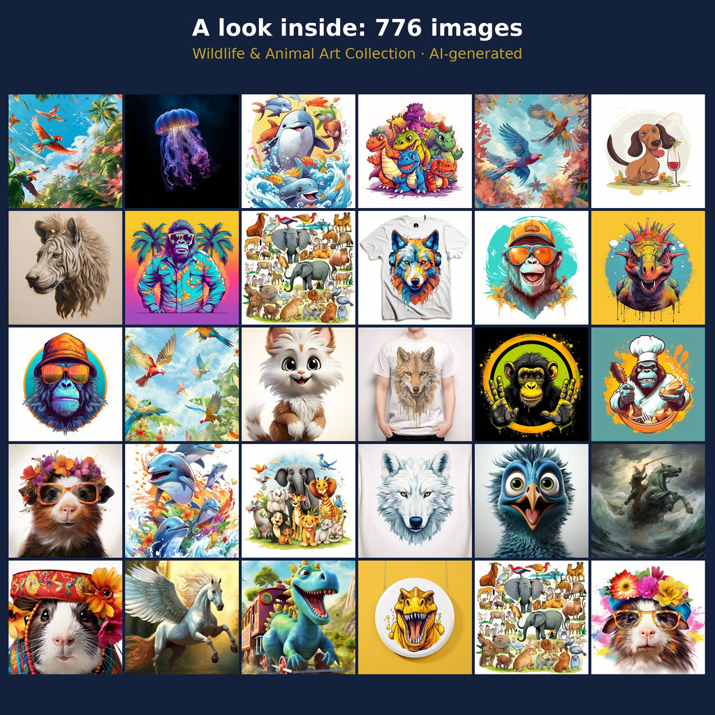 Wildlife & Animal Art Collection: a look inside the bundle