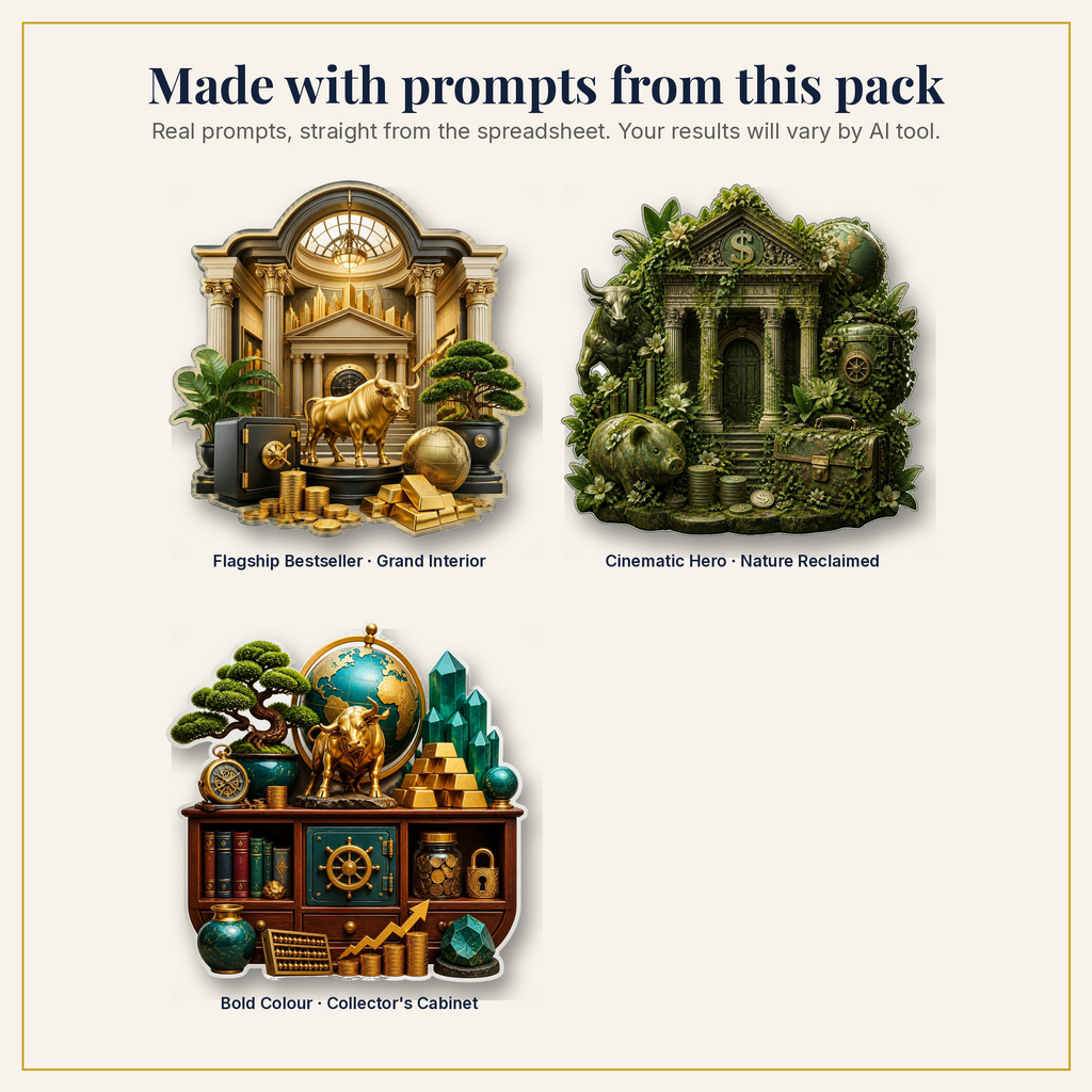 Sample artwork made with prompts from this pack