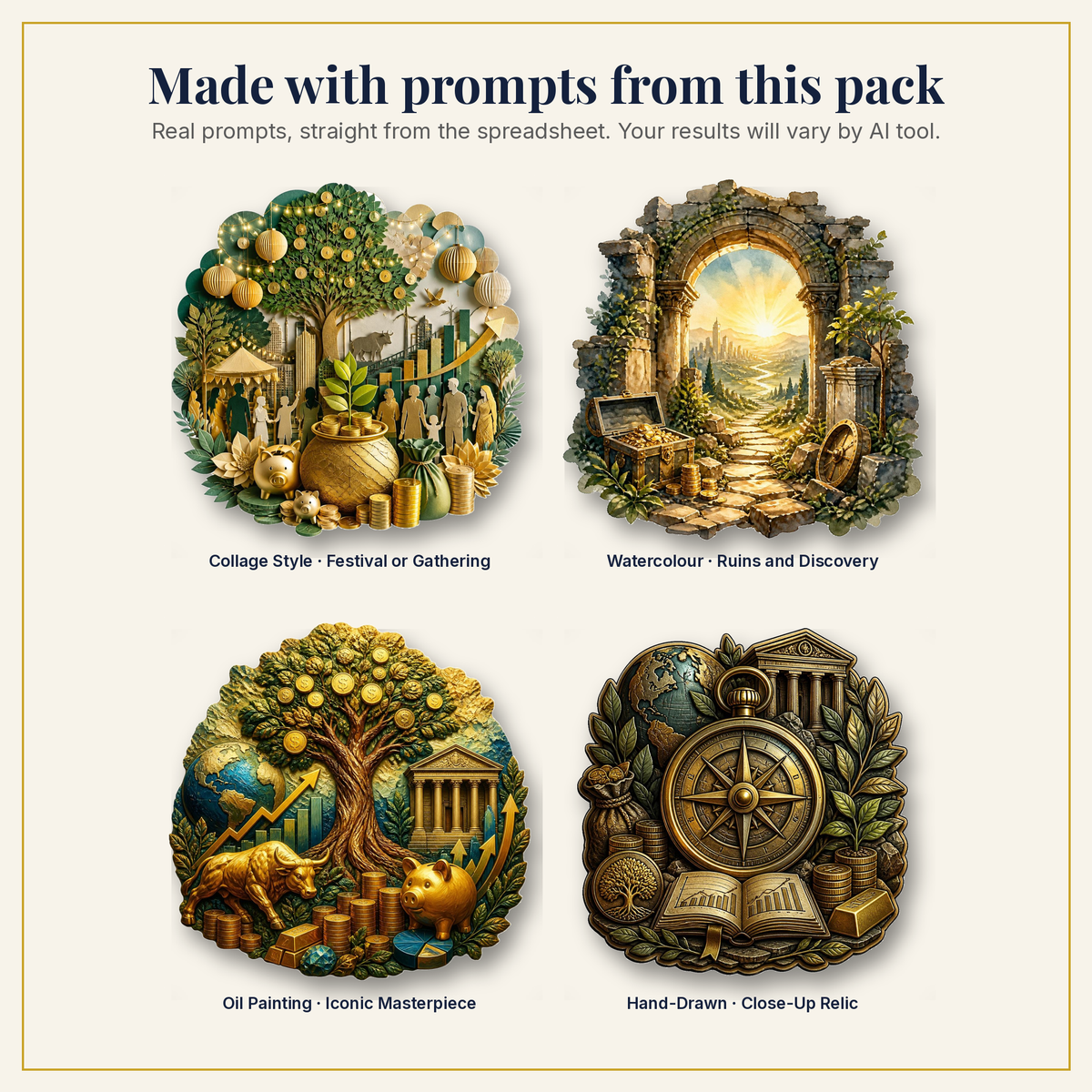 Sample artwork made with prompts from this pack