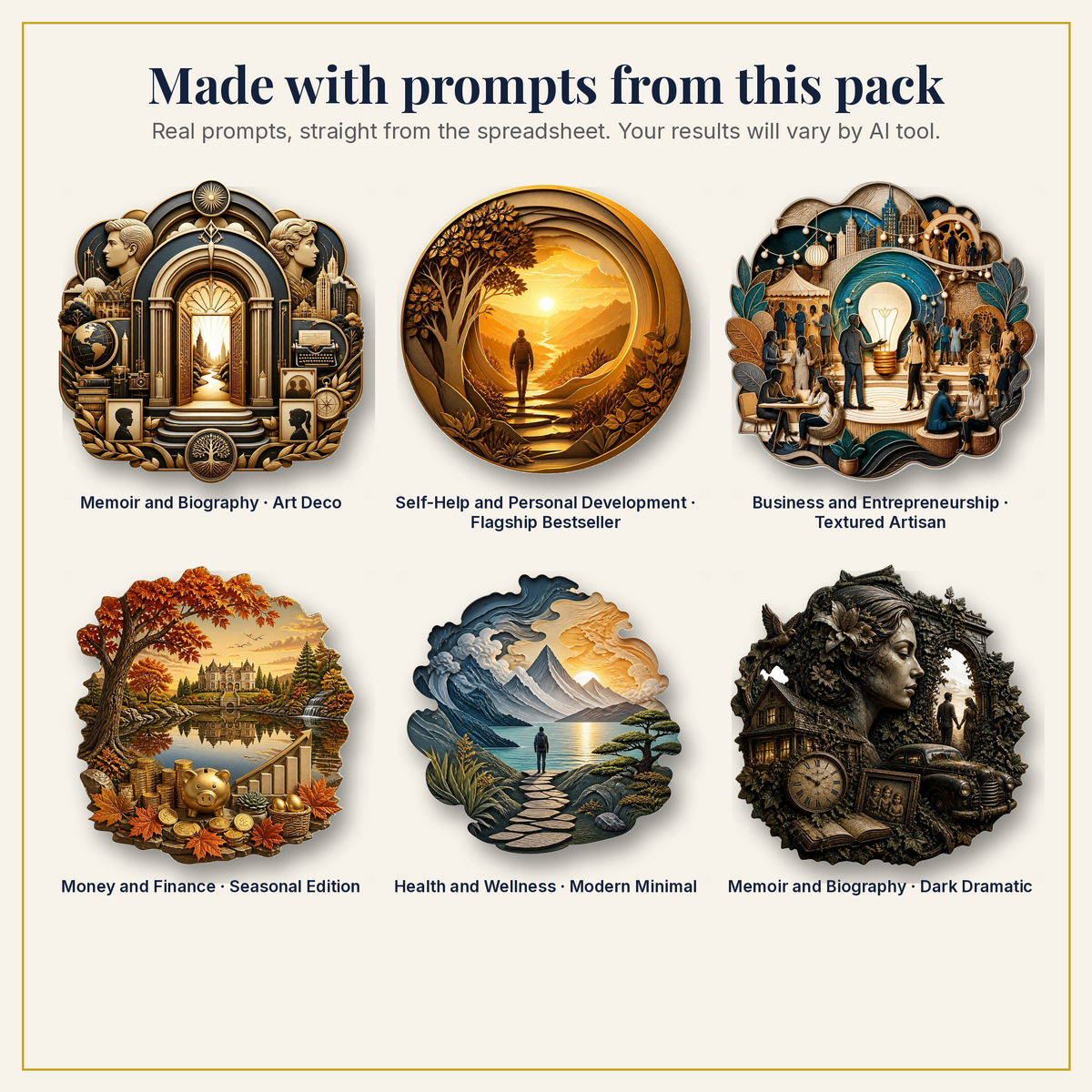 Sample artwork made with prompts from this library