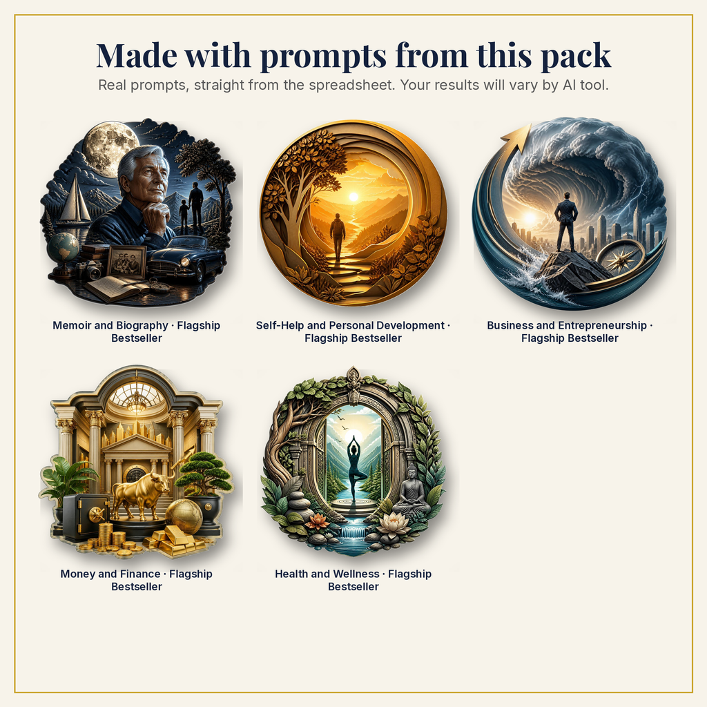 Sample artwork made with prompts from this pack