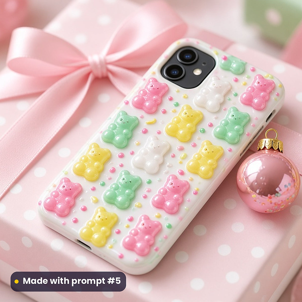Gummy Bears – Bubblegum phone case made with prompt #5