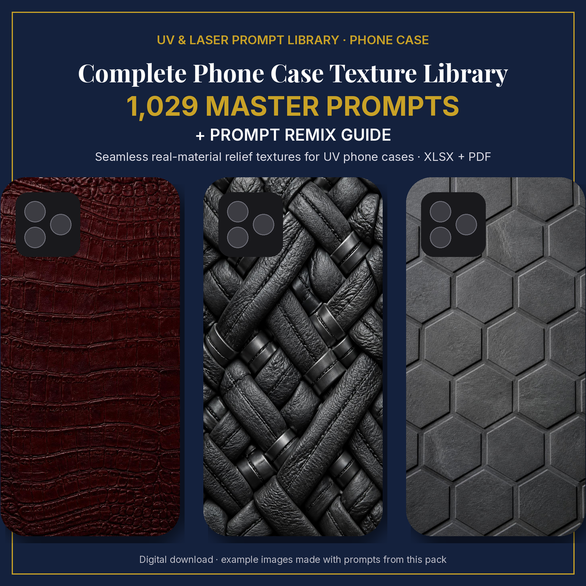 Complete Phone Case Texture Library: cover