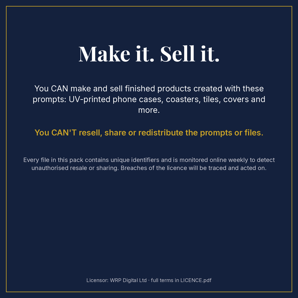 Complete Phone Case Texture Library: licence