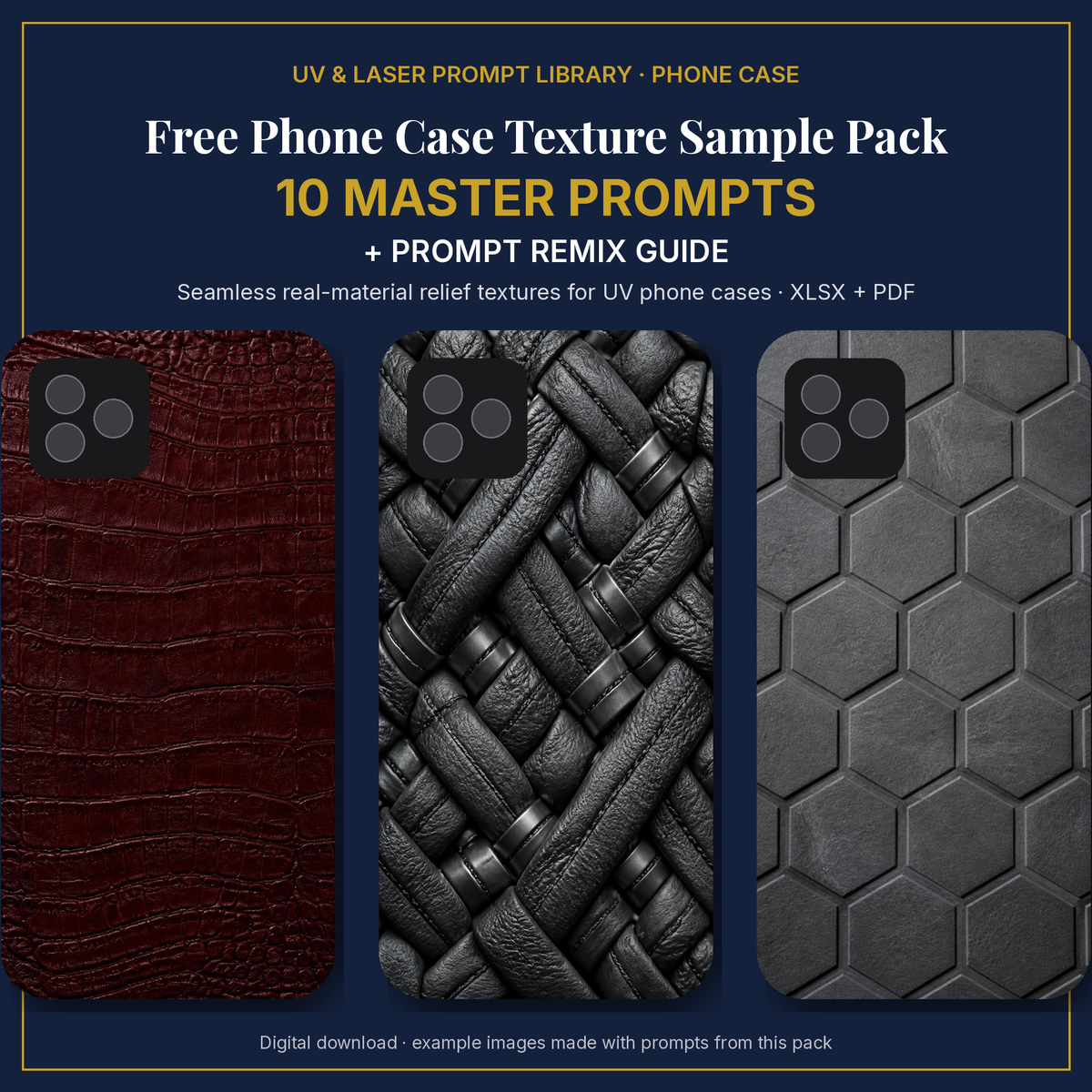 Free Phone Case Texture Sample Pack: cover