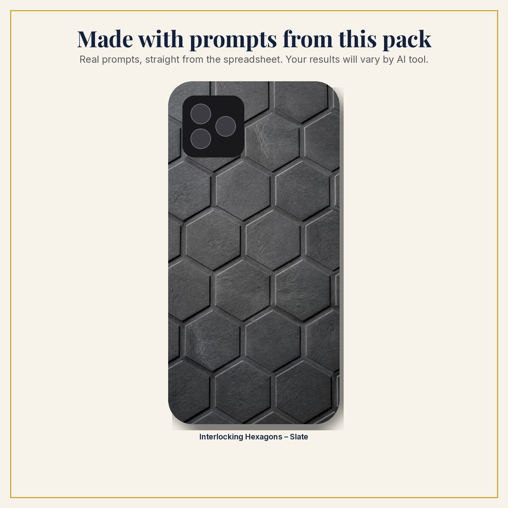 Geometric Relief Phone Case Collection: sample results