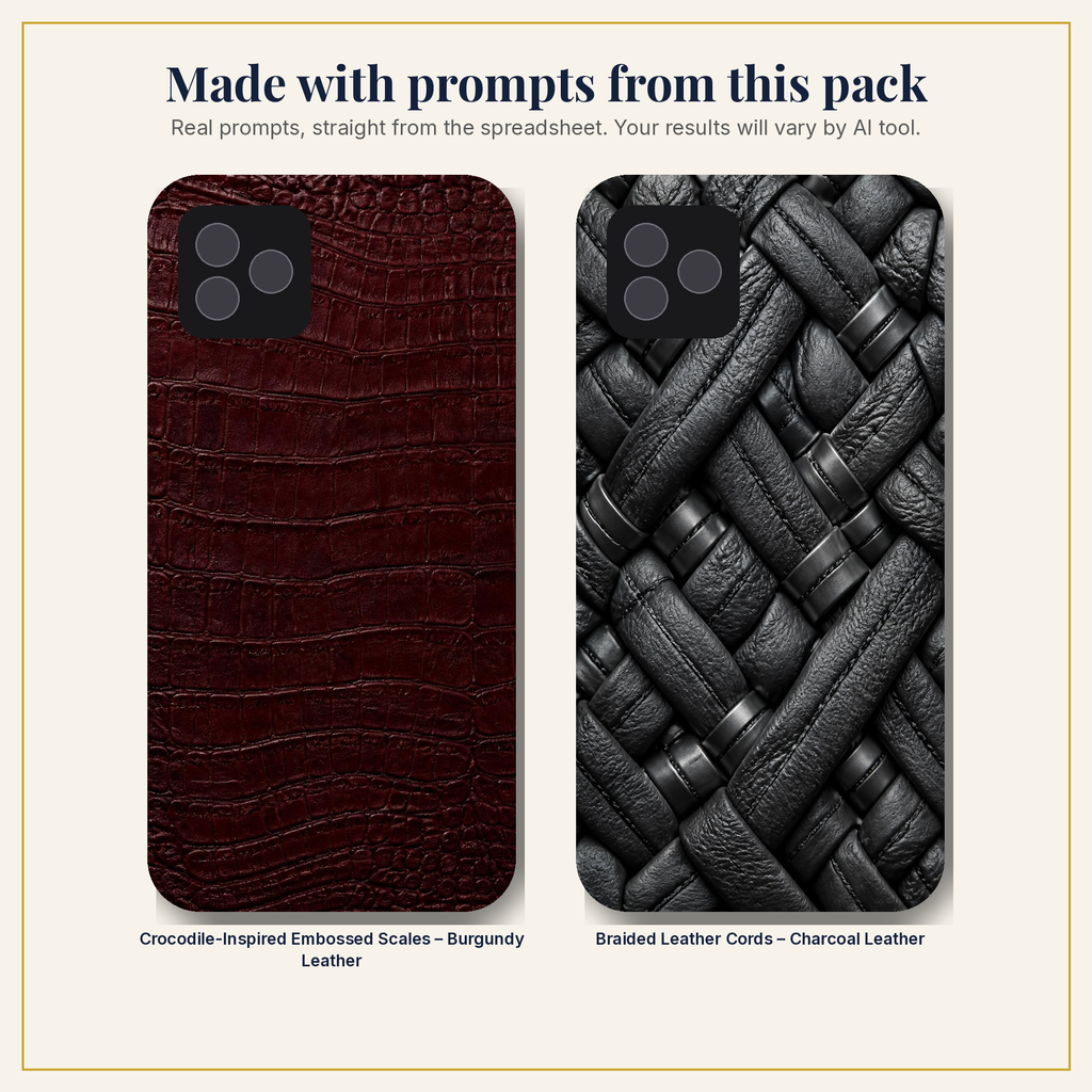 Material & Texture Phone Case Library: sample results
