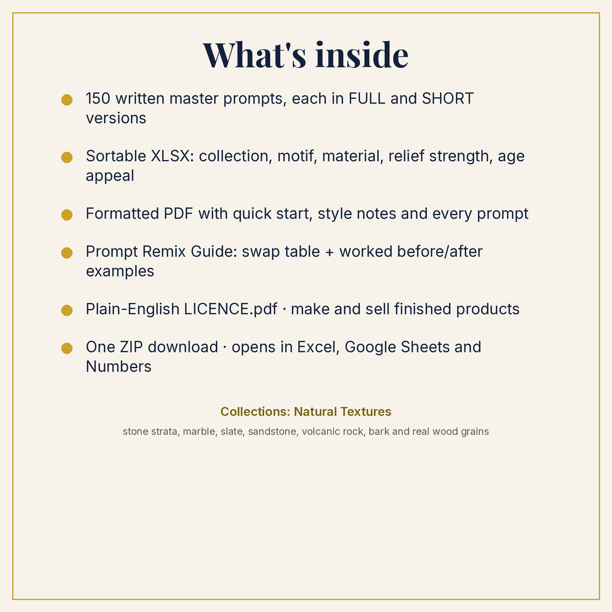 Natural Textures Phone Case Collection: whats inside