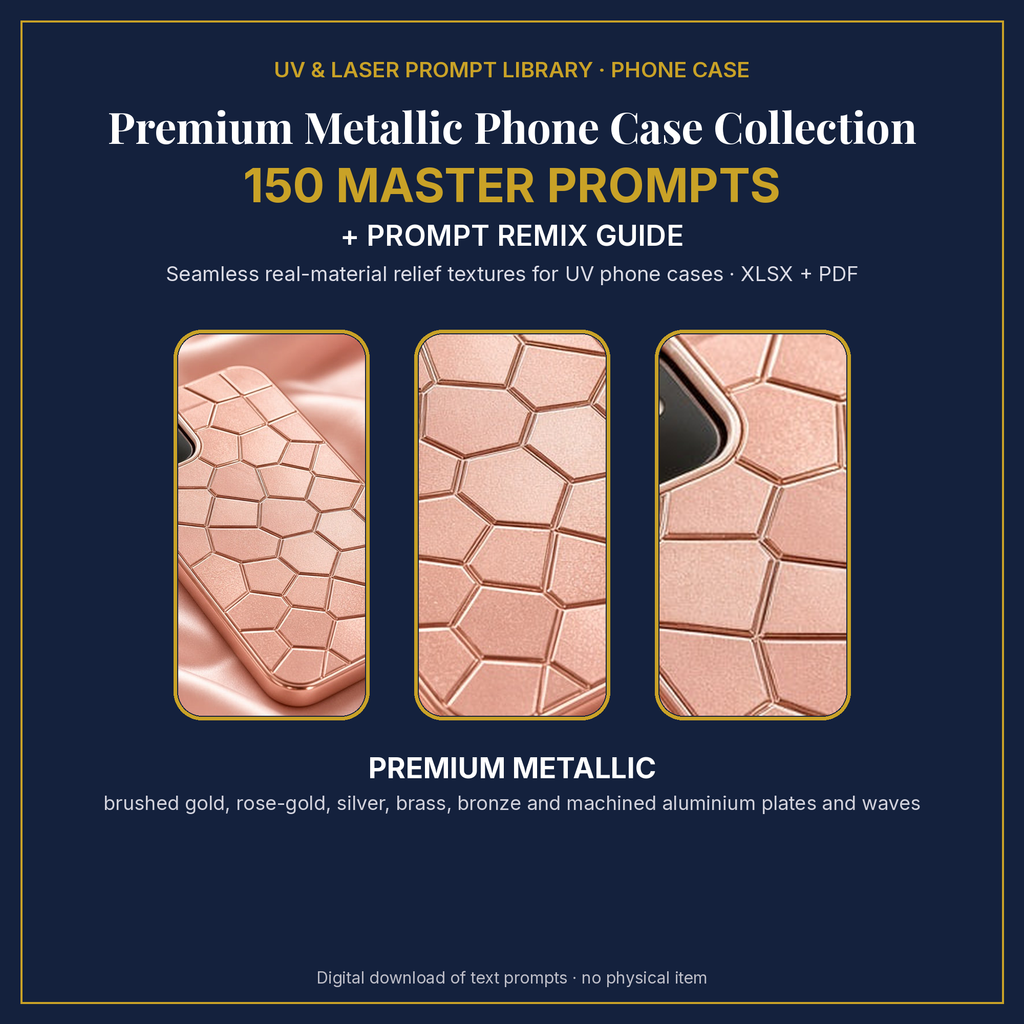 Premium Metallic Phone Case Collection: cover