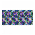 Peacock Acrylic Pour Cells Desk Mat – 31.5 × 15.5