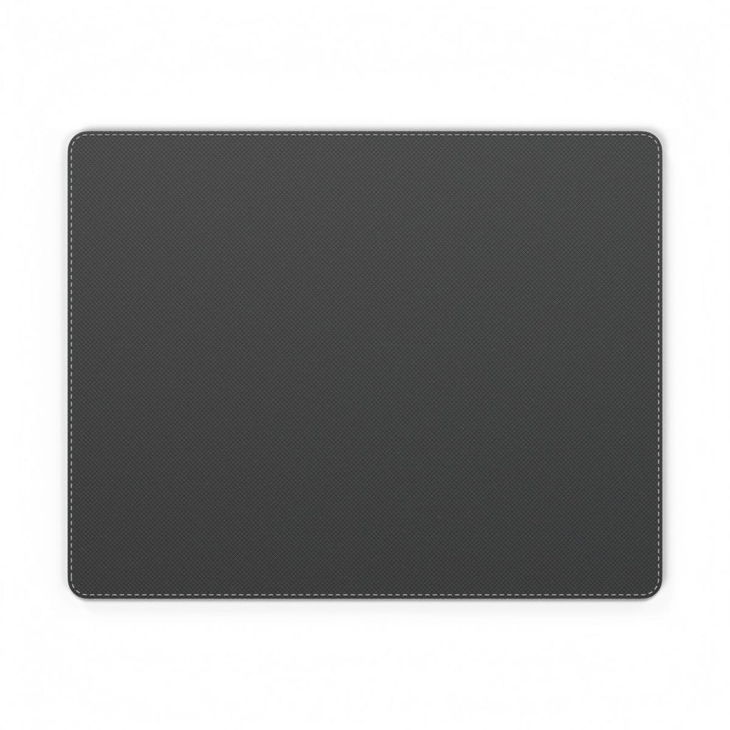 Peacock Acrylic Pour Cells Vegan Leather Mouse Mat – 11.1 × 8.7 (Rectangle)