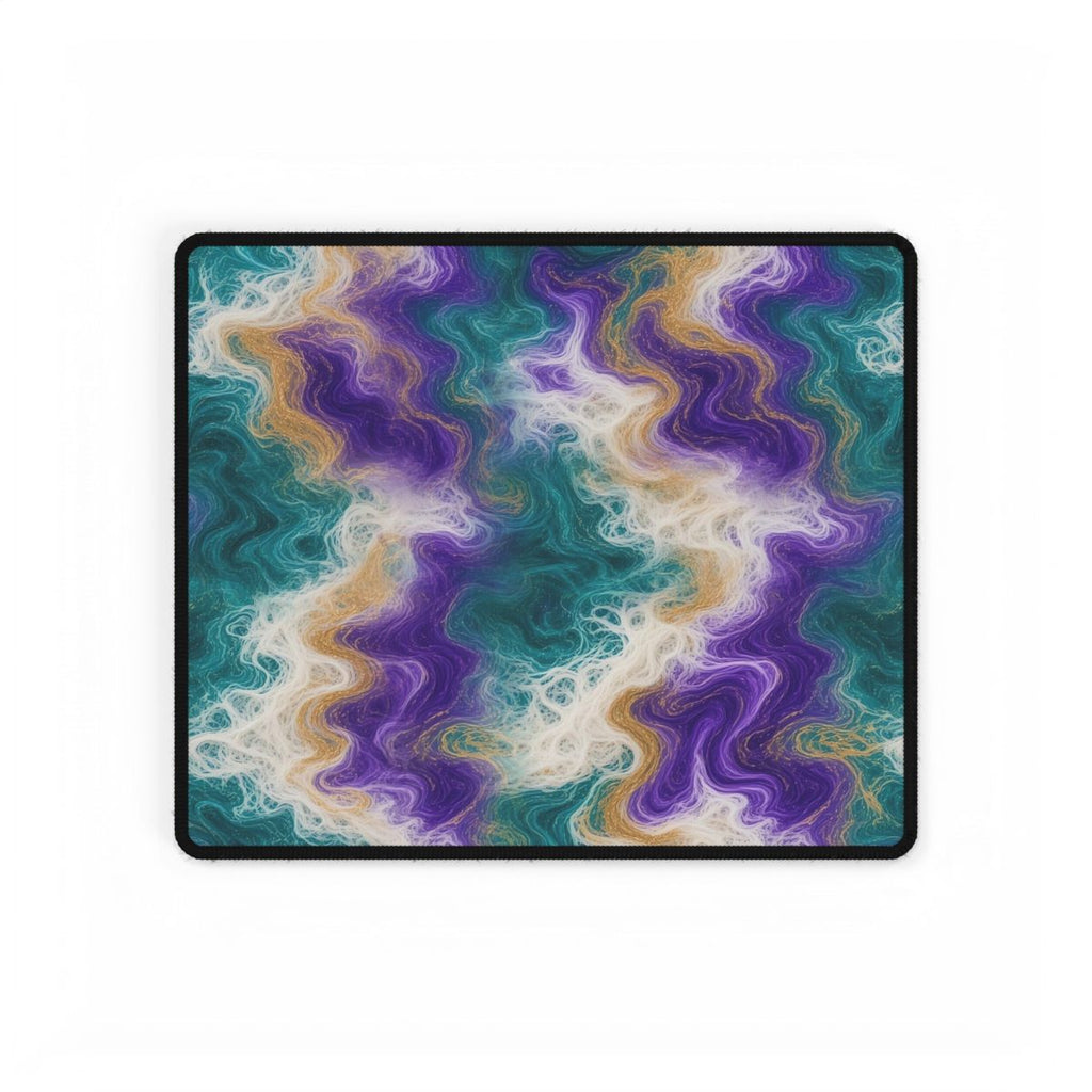 Peacock Resin Wave Desk Mat – 14.4 × 12.1