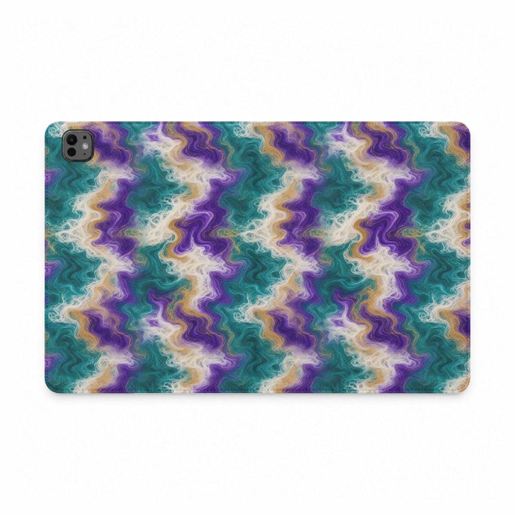 Peacock Resin Wave iPad Folio Case – iPad Pro 11