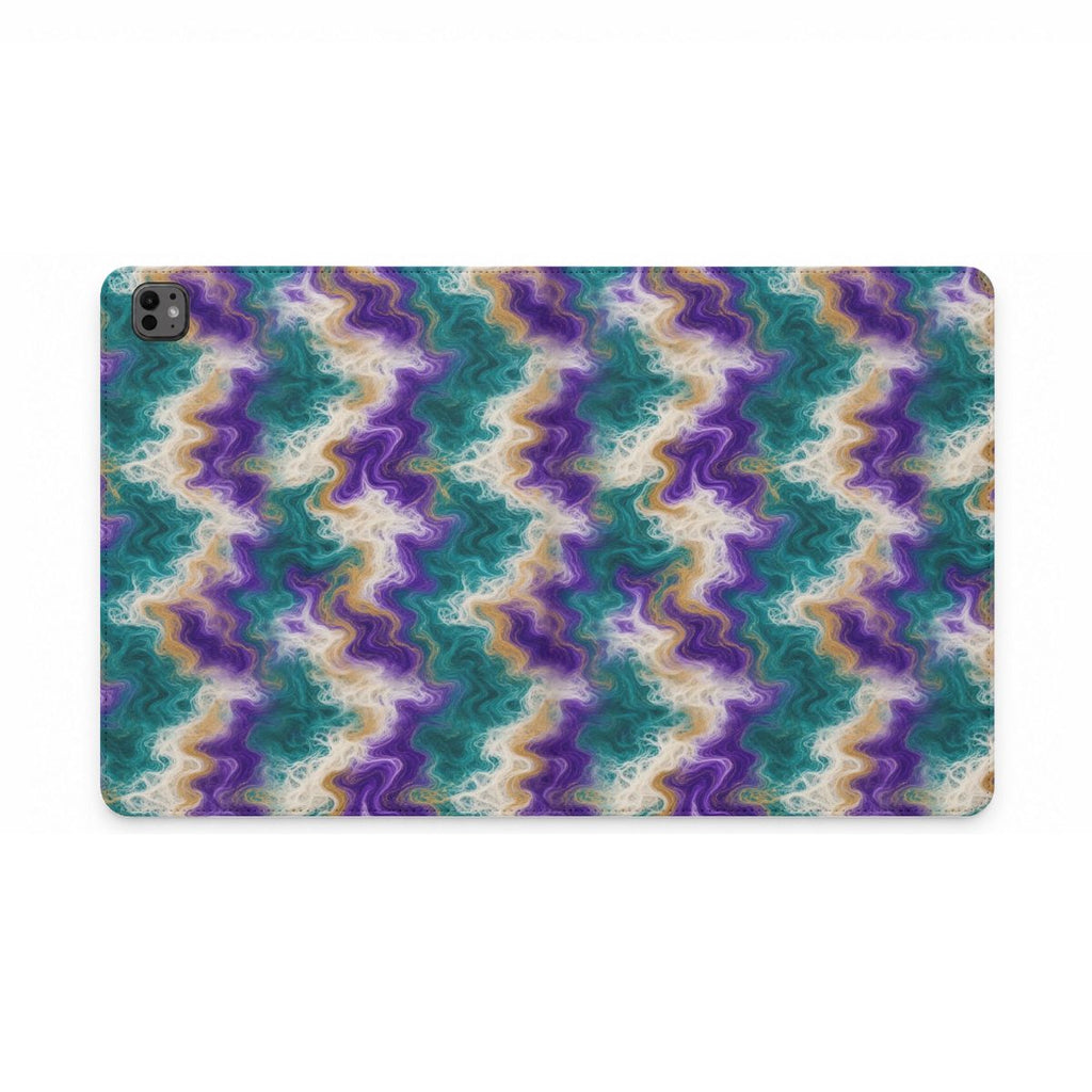 Peacock Resin Wave iPad Folio Case – iPad Pro 12.9