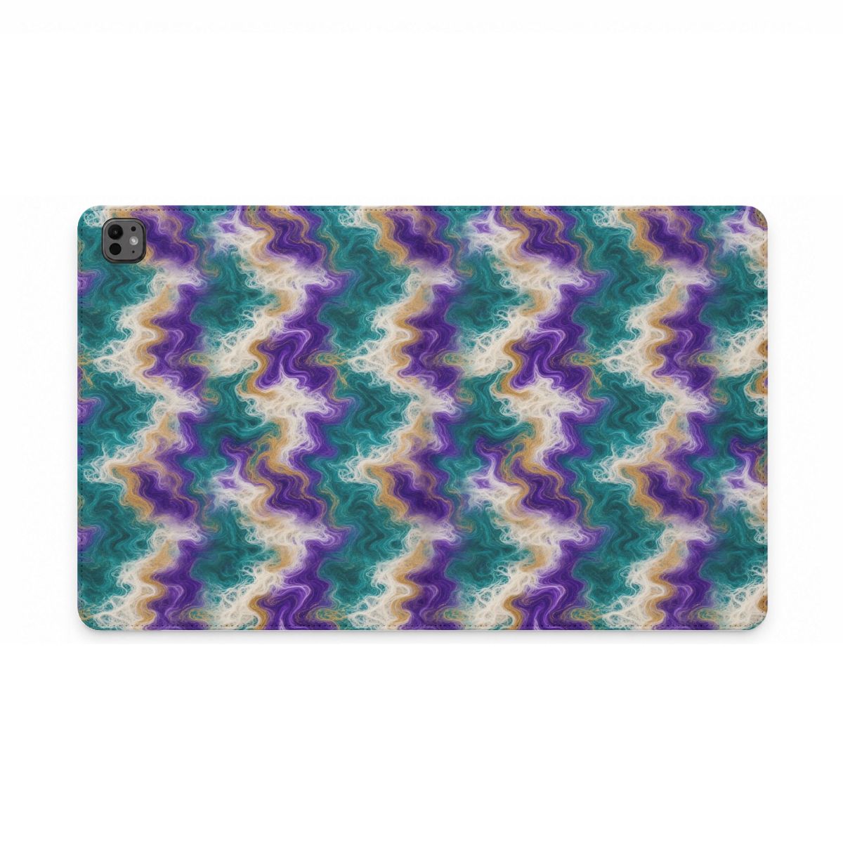 Peacock Resin Wave iPad Folio Case – iPad Pro 12.9