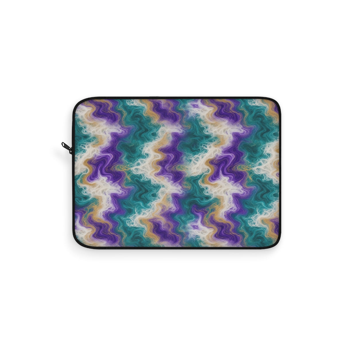 Peacock Resin Wave Laptop Sleeve – 12