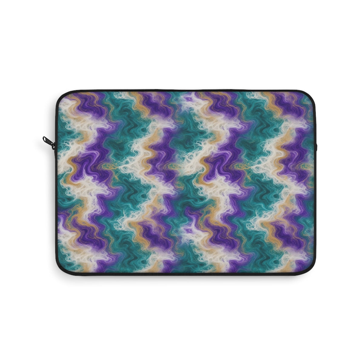 Peacock Resin Wave Laptop Sleeve – 13