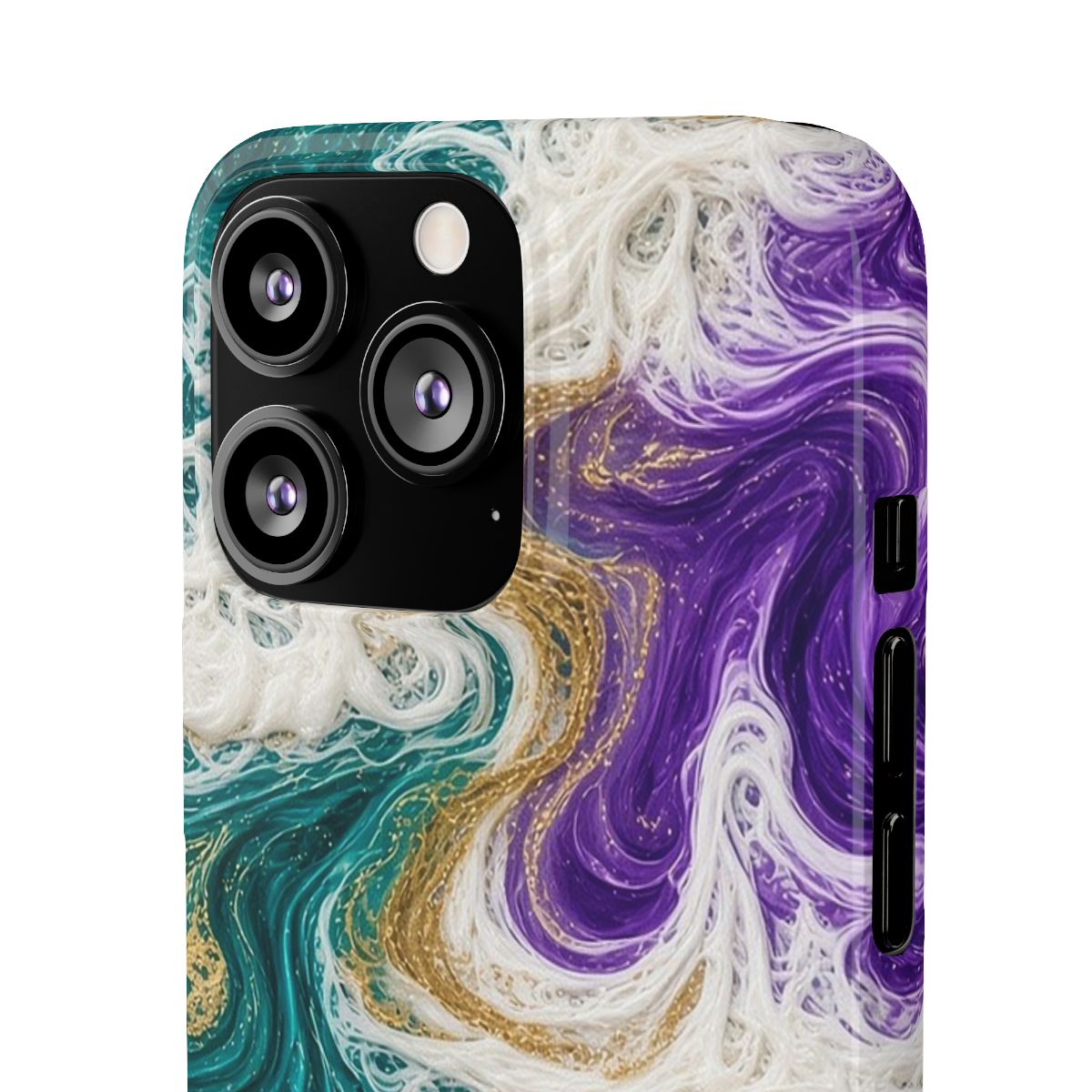 Peacock Resin Wave Slim Phone Case – iPhone 13 Pro
