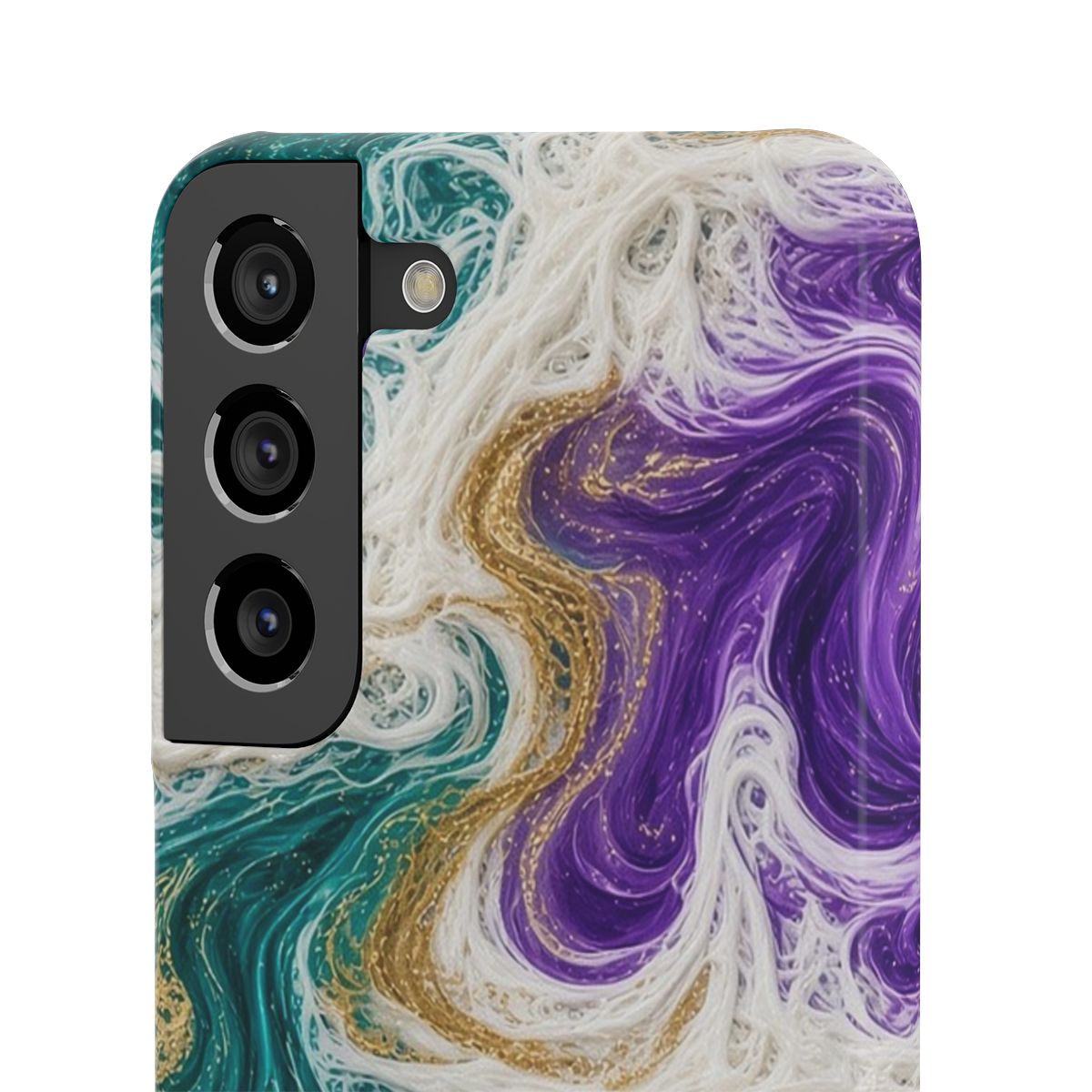 Peacock Resin Wave Slim Phone Case – Samsung Galaxy S22