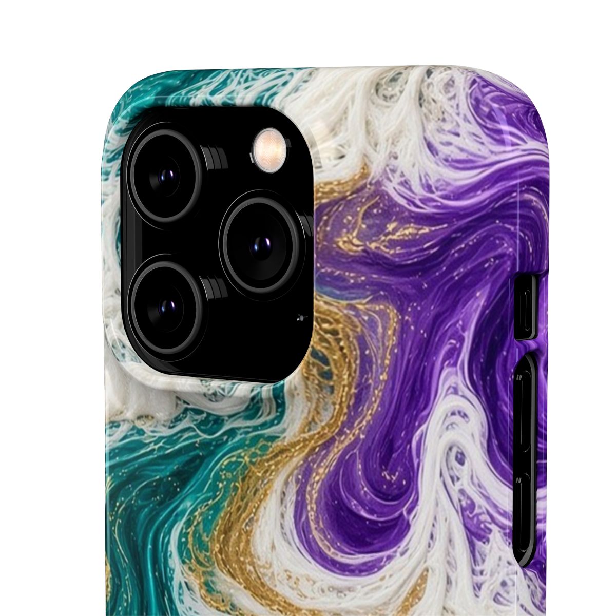 Peacock Resin Wave Slim Phone Case – iPhone 14 Pro