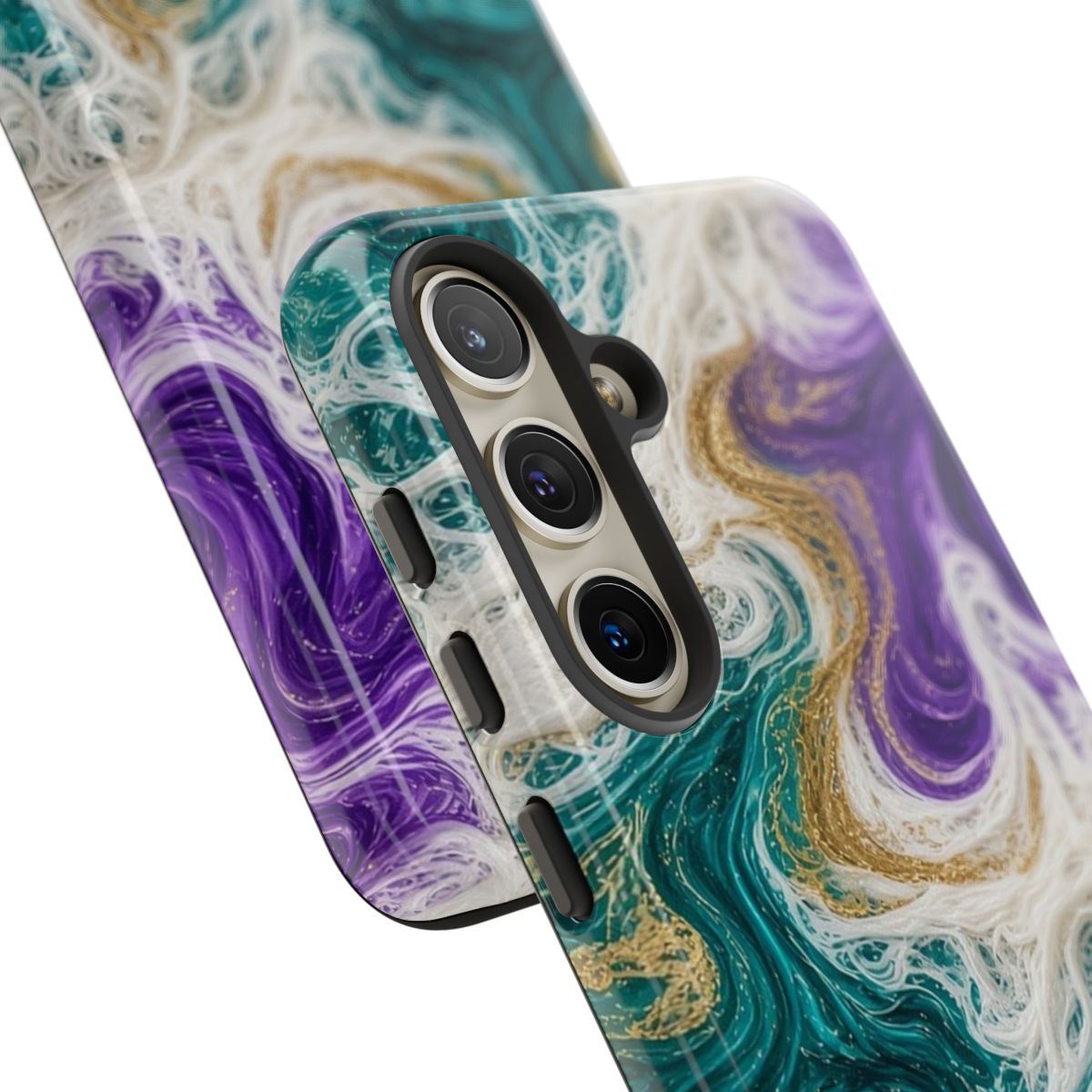 Peacock Resin Wave Tough Phone Case – Samsung Galaxy S24