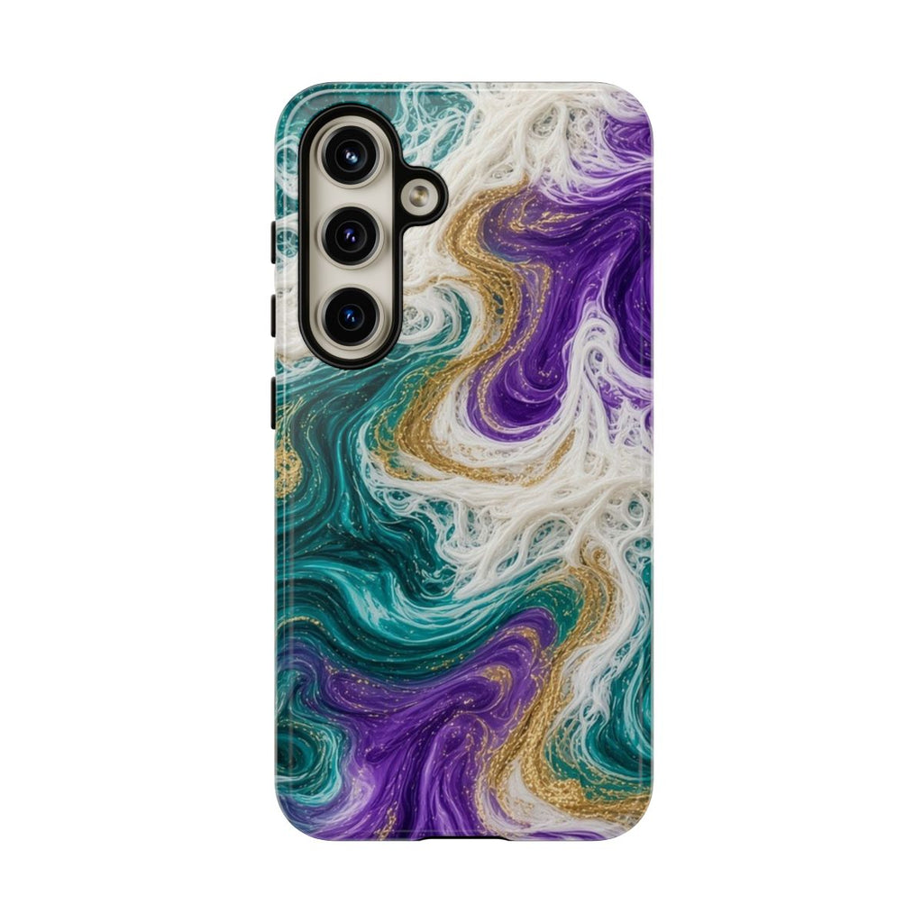 Peacock Resin Wave Tough Phone Case – Samsung Galaxy S24