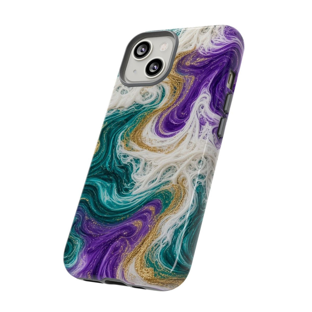 Peacock Resin Wave Tough Phone Case – iPhone 14