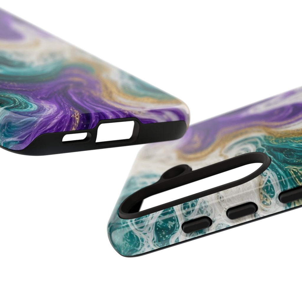 Peacock Resin Wave Tough Phone Case – Samsung Galaxy S24