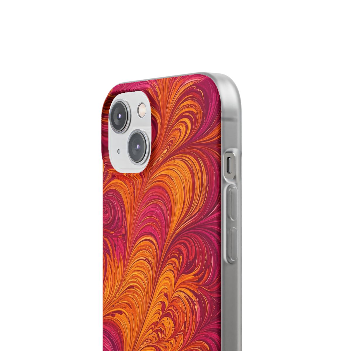 Sunset Feather Marbling Flexi Phone Case – iPhone 14