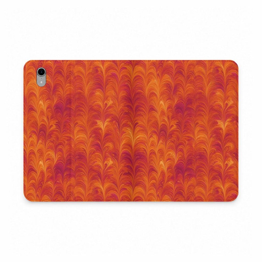 Sunset Feather Marbling iPad Folio Case – iPad mini (A17 Pro)