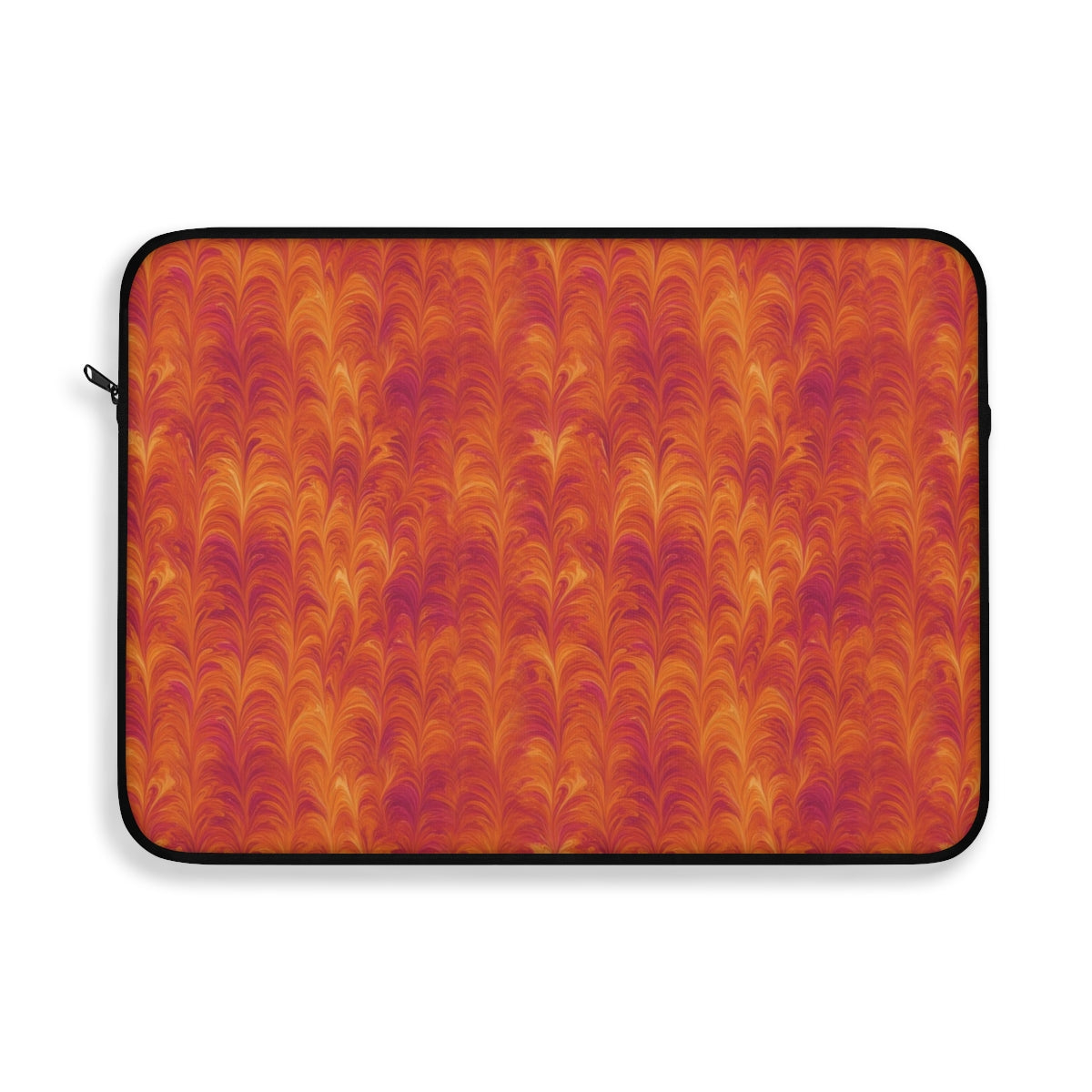 Sunset Feather Marbling Laptop Sleeve – 15