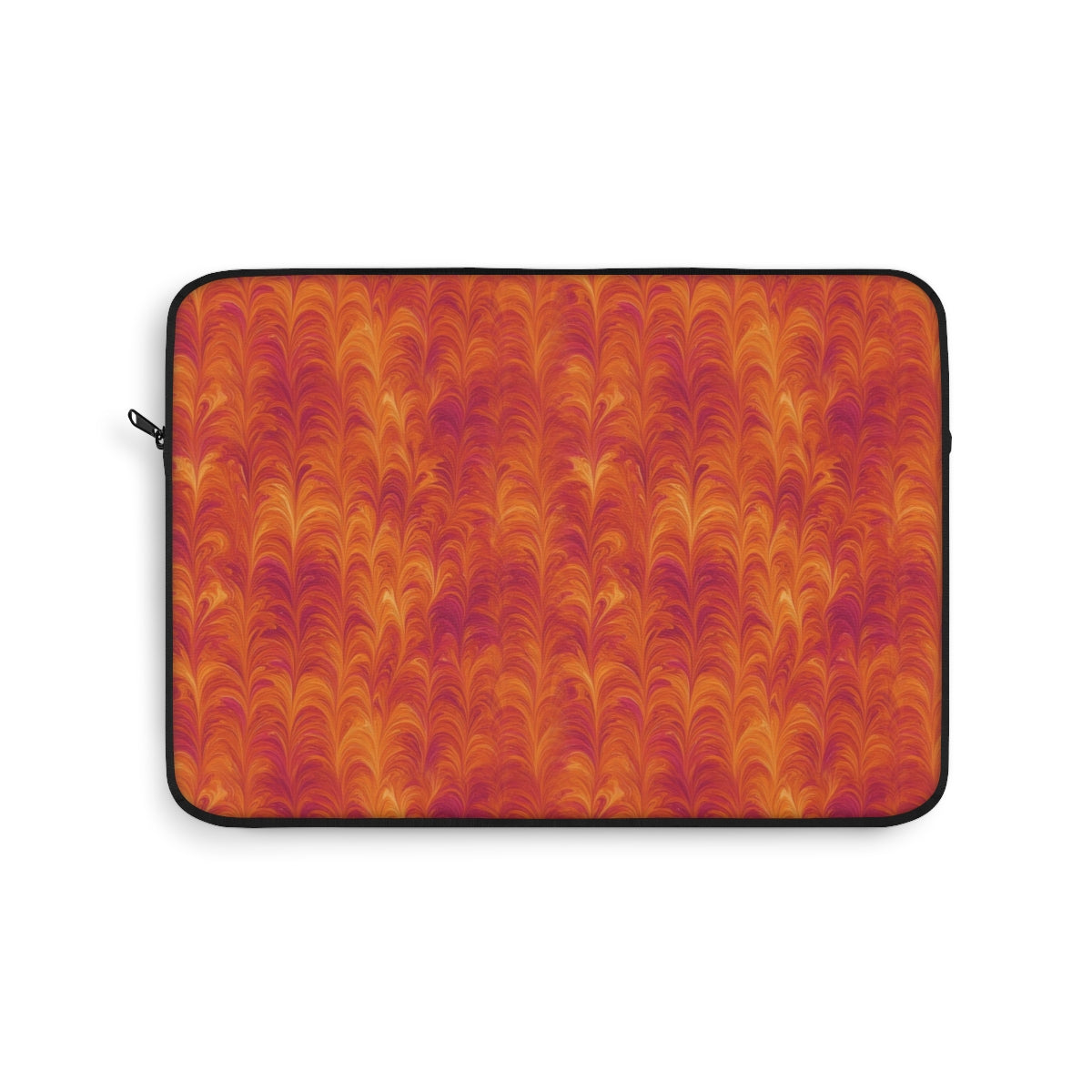 Sunset Feather Marbling Laptop Sleeve – 13