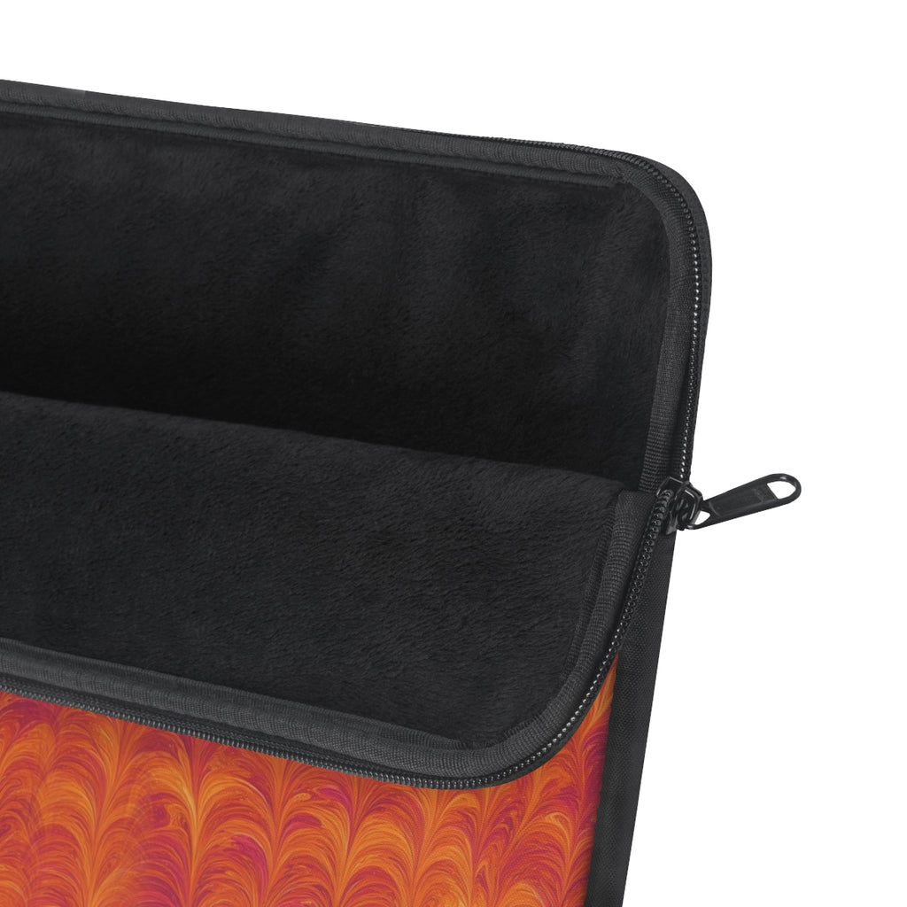 Sunset Feather Marbling Laptop Sleeve – 12