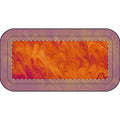 Sunset Feather Marbling Pencil Case – One size