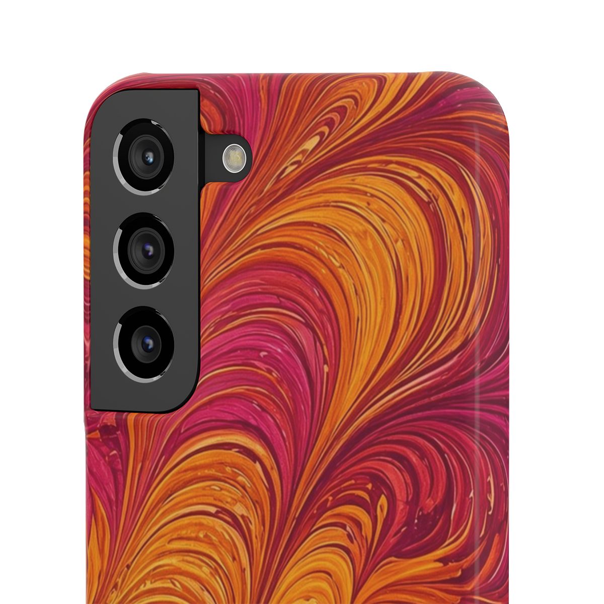 Sunset Feather Marbling Slim Phone Case – Samsung Galaxy S22