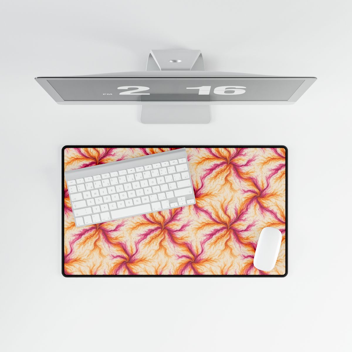 Sunset Ink Branches Desk Mat – 23.6 × 13.8