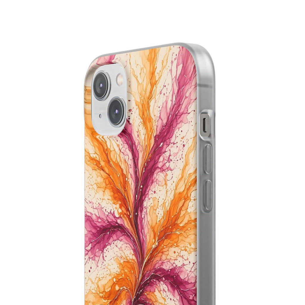 Sunset Ink Branches Flexi Phone Case – iPhone 14 Plus