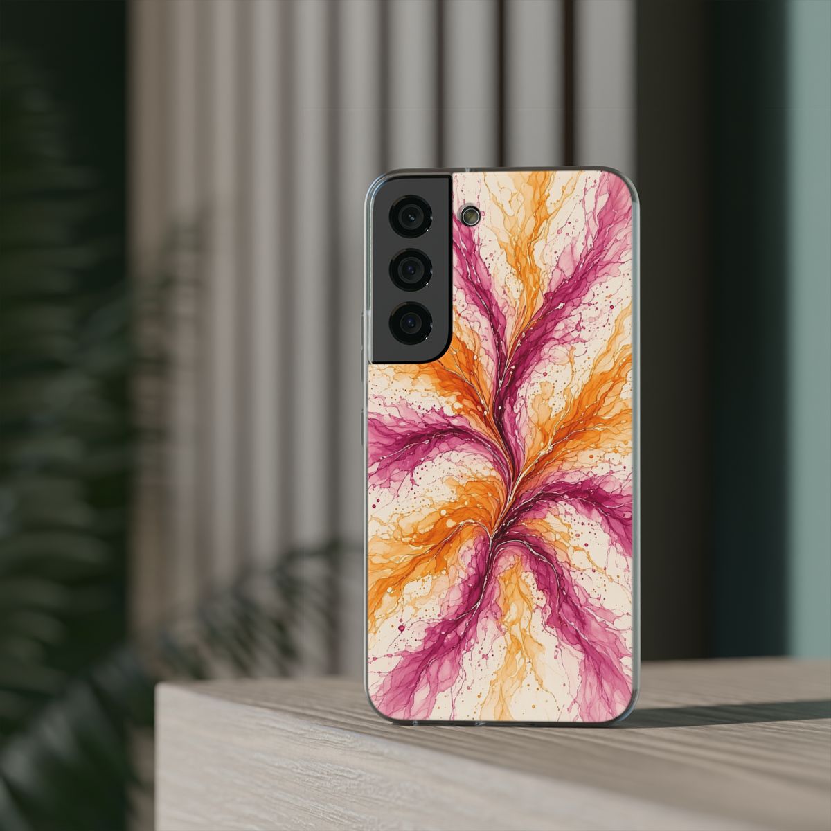 Sunset Ink Branches Flexi Phone Case – Samsung Galaxy S22
