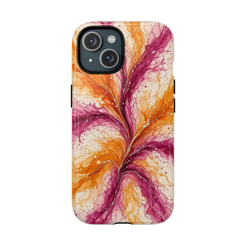 Sunset Ink Branches Magnetic Tough iPhone Case – iPhone 15