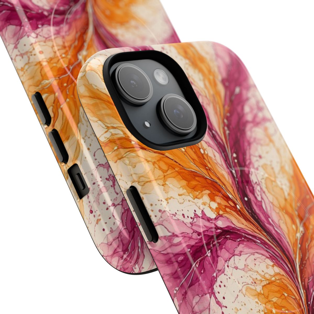 Sunset Ink Branches Magnetic Tough iPhone Case – iPhone 15