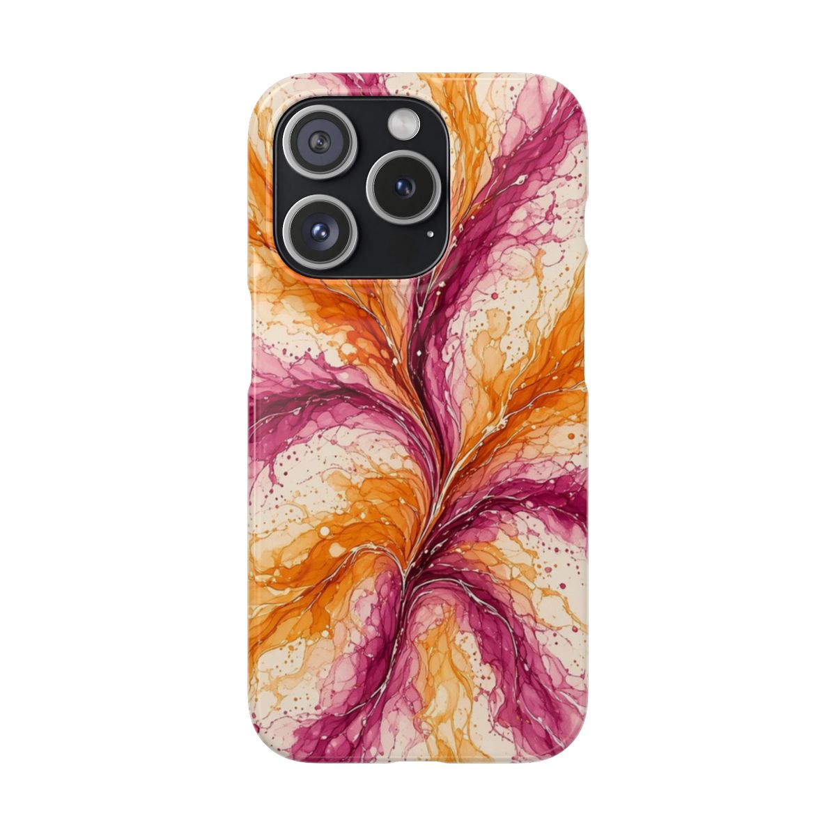 Sunset Ink Branches Slim Phone Case – iPhone 15 Pro