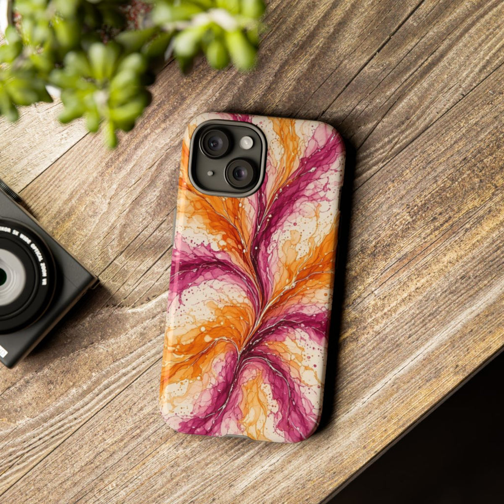 Sunset Ink Branches Tough Phone Case – iPhone 15