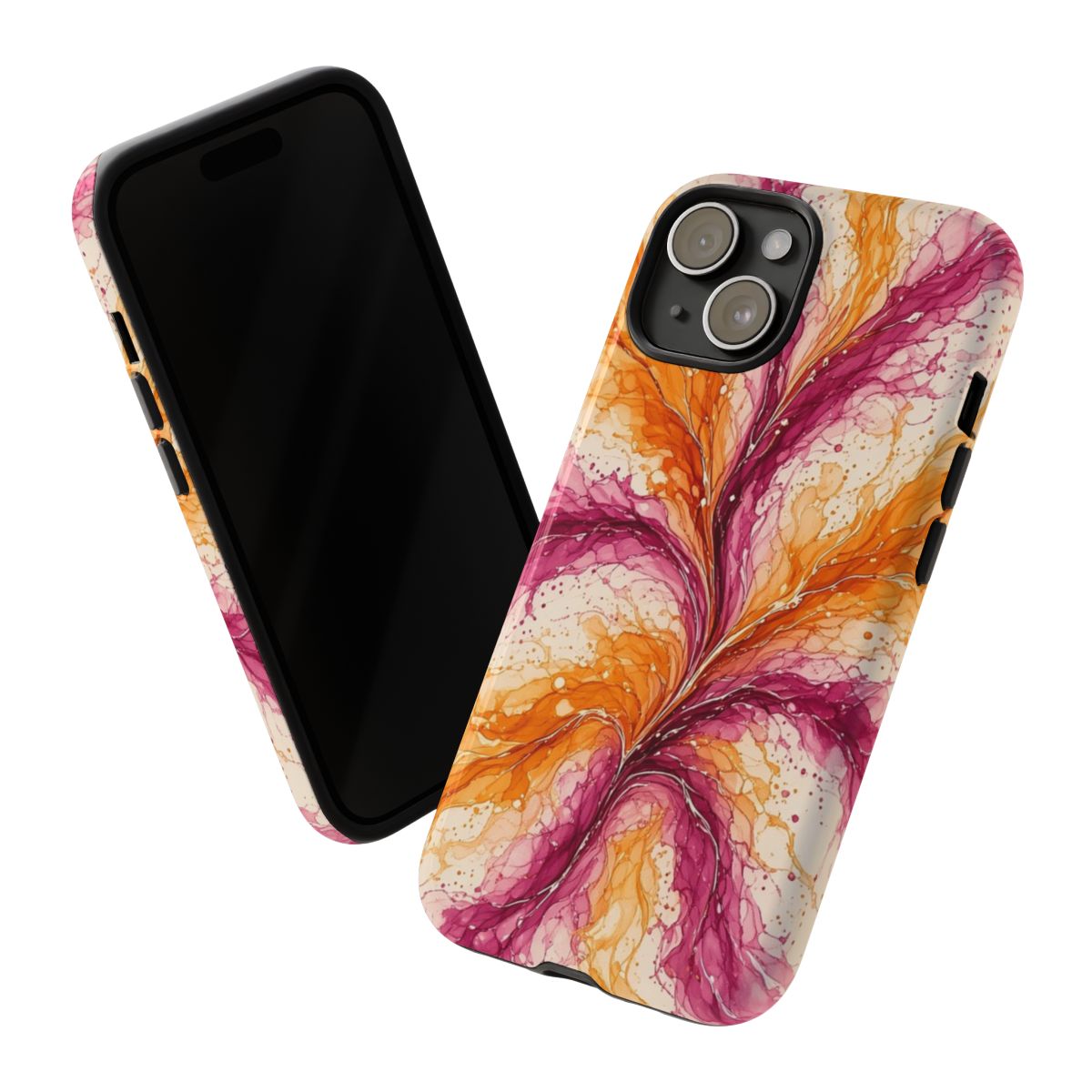 Sunset Ink Branches Tough Phone Case – iPhone 15