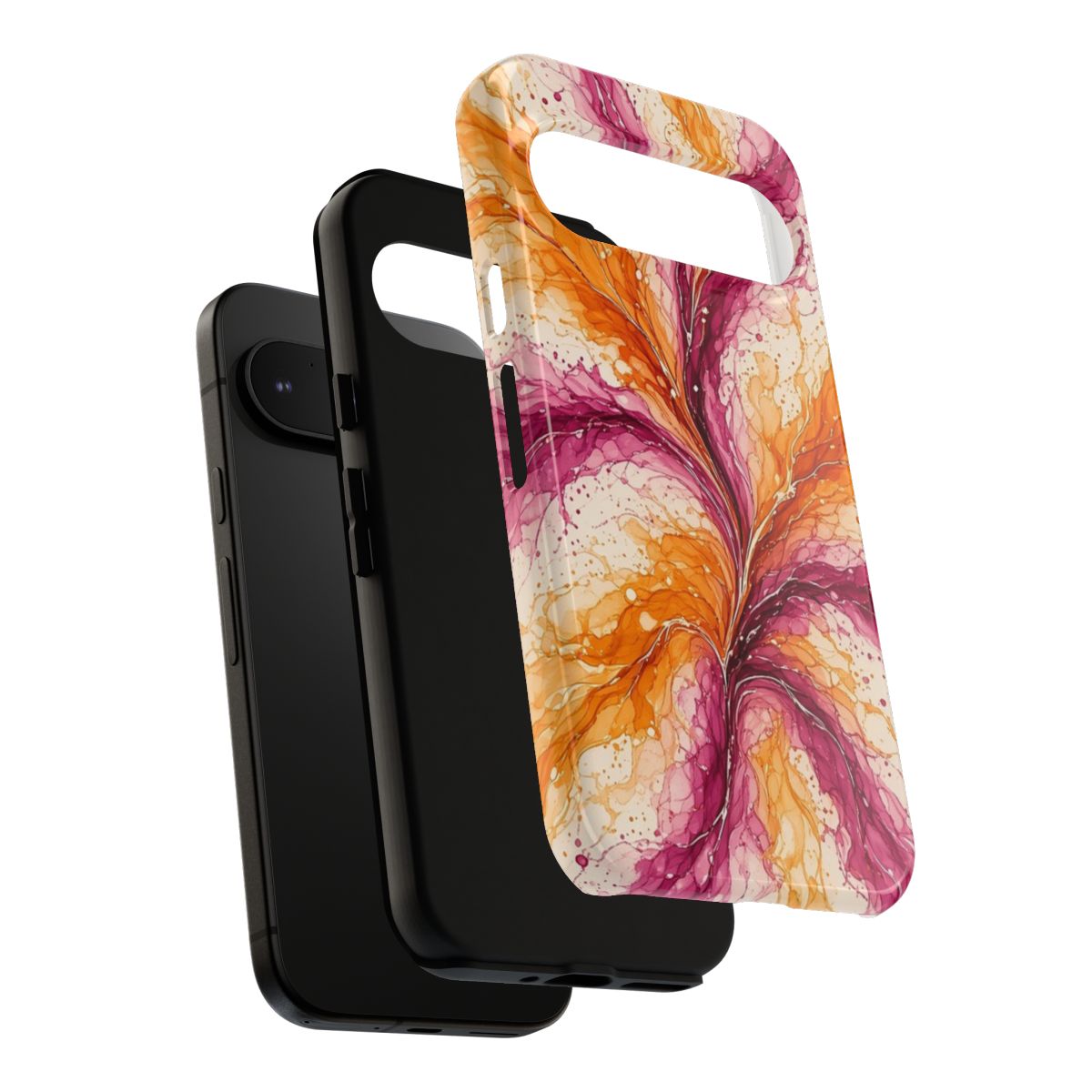 Sunset Ink Branches Tough Phone Case – Google Pixel 9