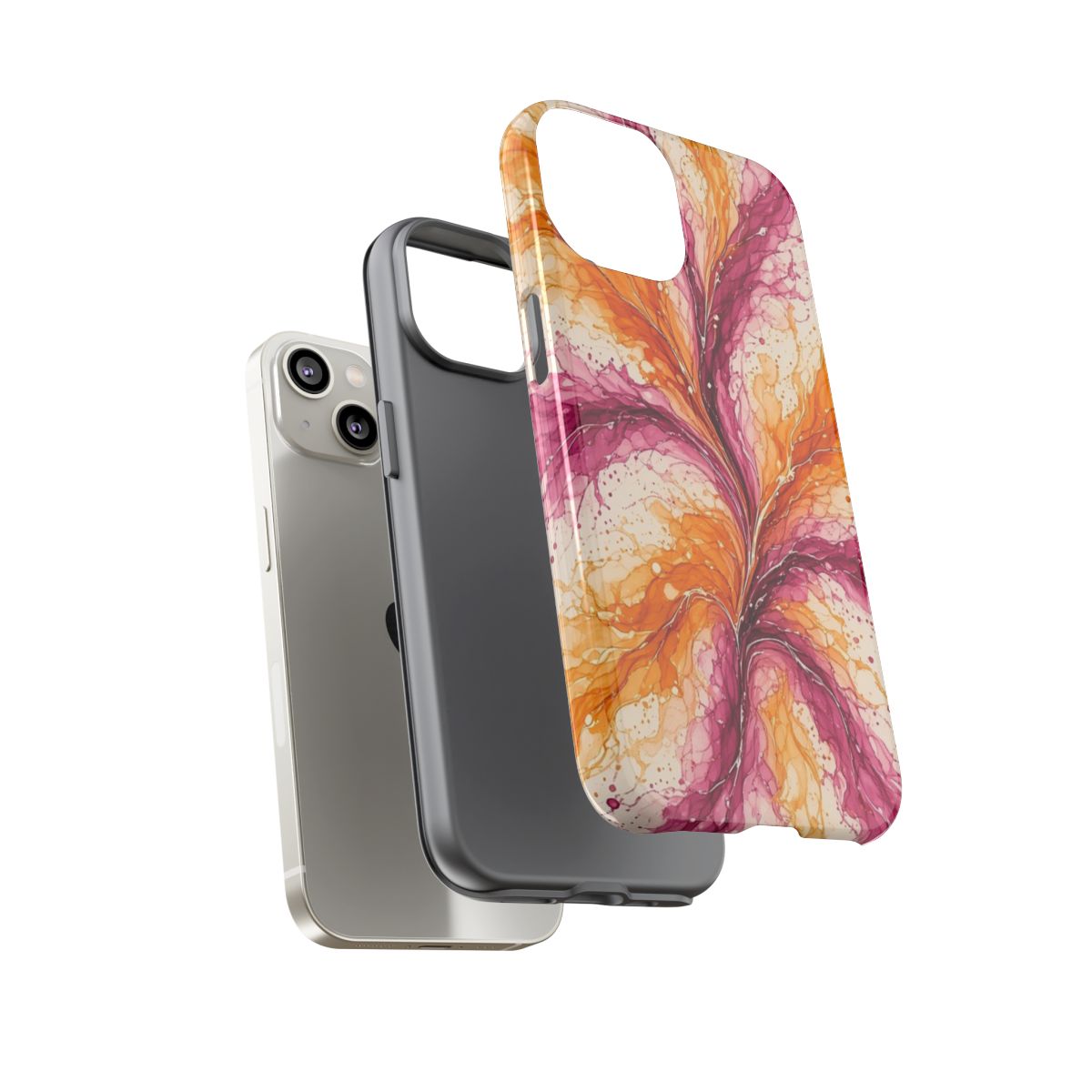 Sunset Ink Branches Tough Phone Case – iPhone 14